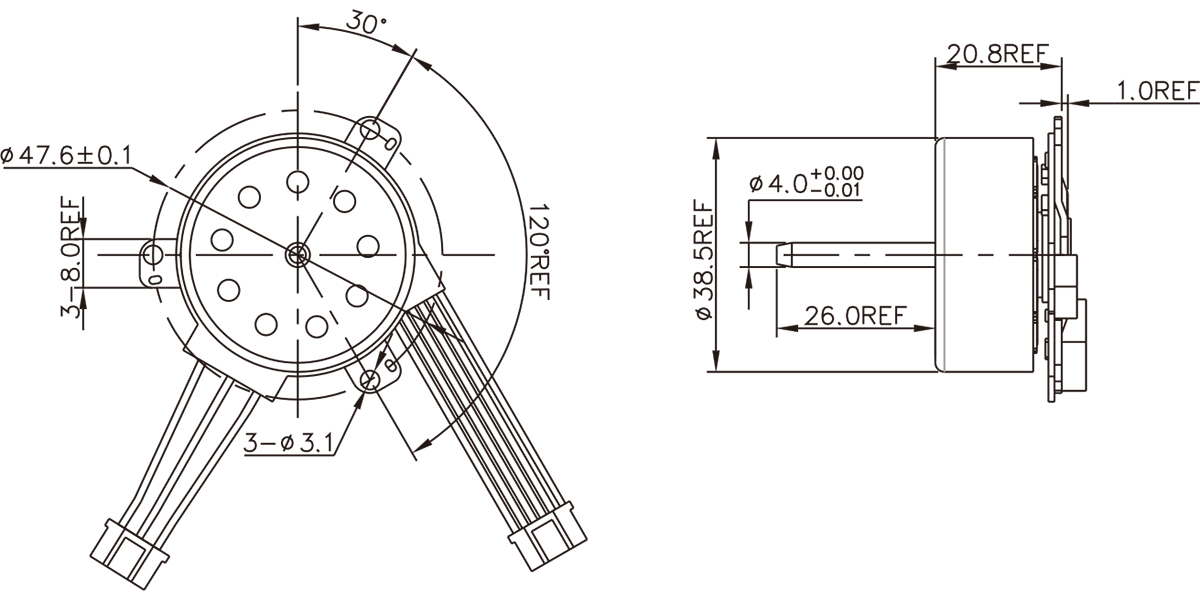 OT-EM3922C1818无刷机电|电吹风机电|电开东西机电-万至达机电