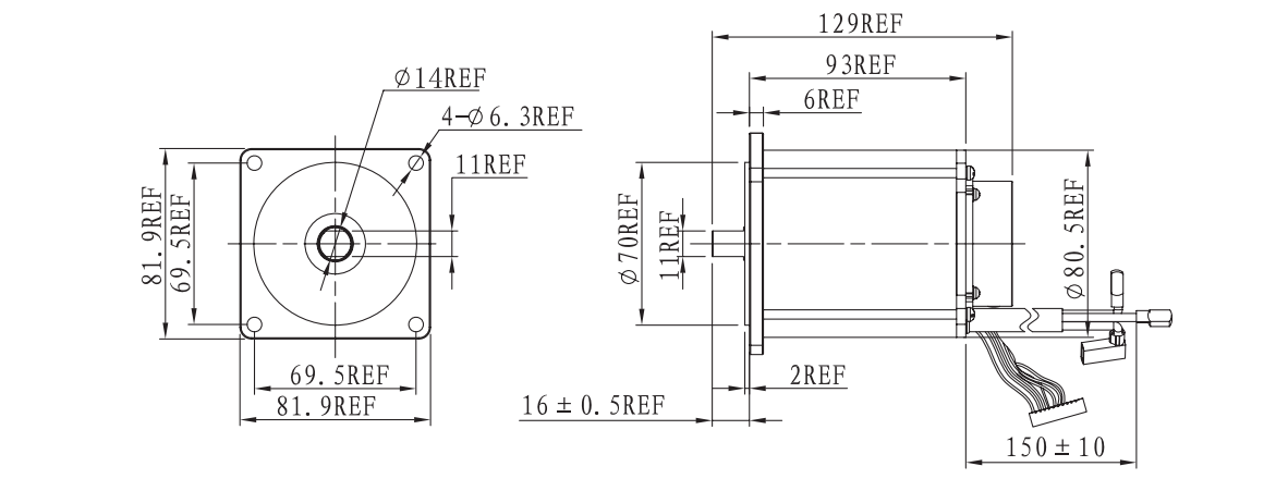 OT-EM8193无刷机电|代步车机电|雨刮器机电|电动车马达|车窗机电-万至达机电