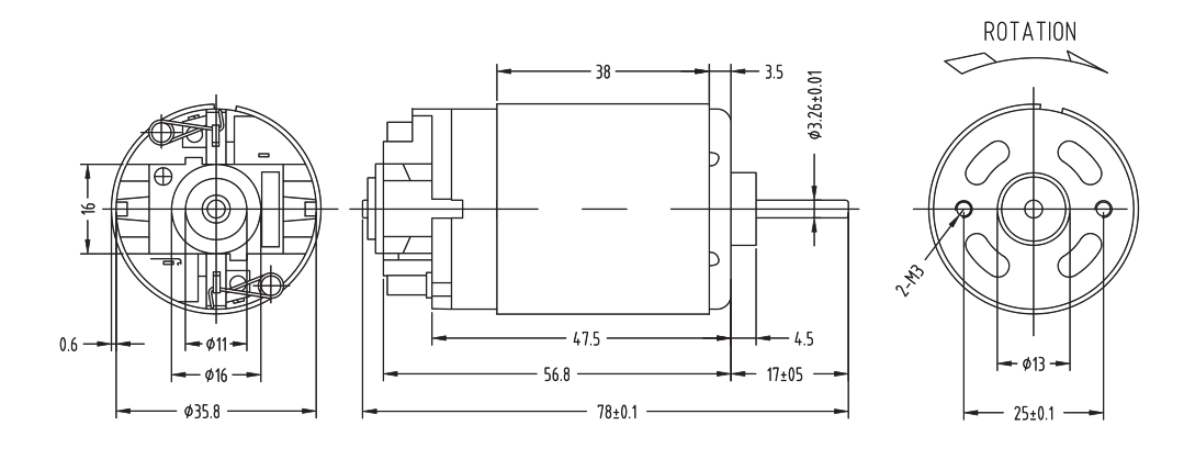 OT-RK-5512PH-14122-78有刷机电_吹风机机电_碎纸机机电_直流有刷机电-万至达机电