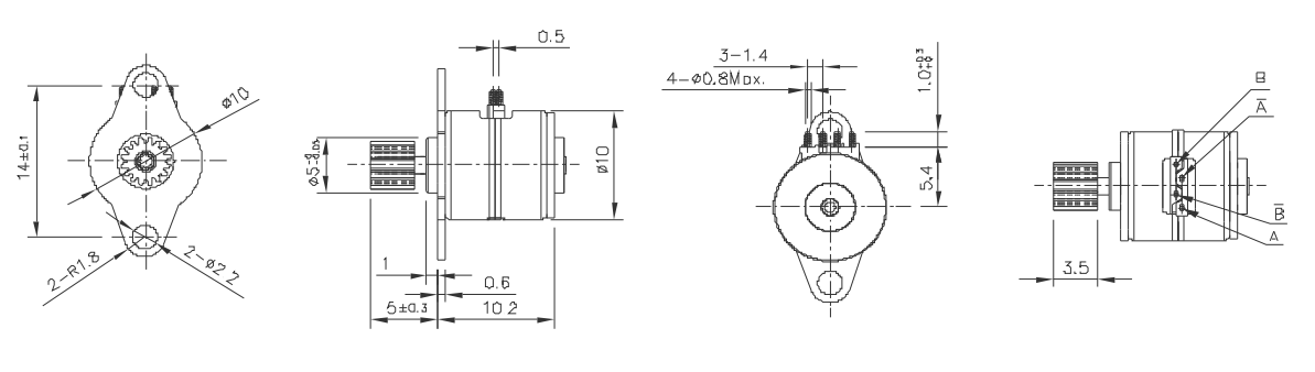 OT-SM10P-006步进机电|数码摄像机机电|打印机机电|微型步进机电-万至达机电