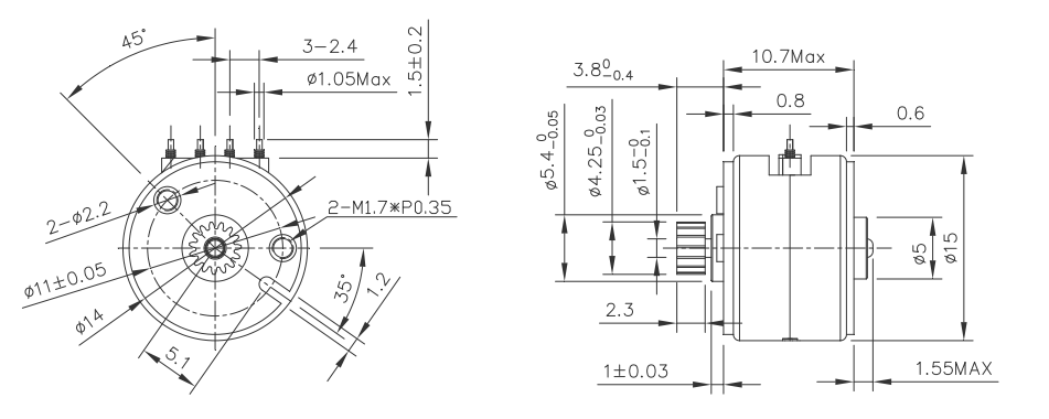OT-SM15P-565步进机电|步进机电报价|步进机电参数|照片打印机机电-万至达机电