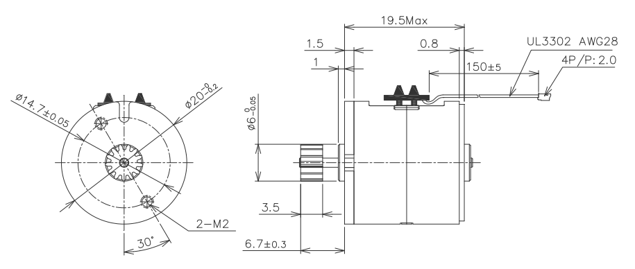 OT-SM20P-180B步进机电|步进机电道理|步进机电参数|打印机机电-万至达机电