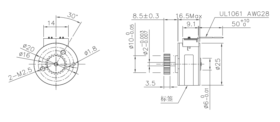 OT-SM25P-243步进机电|微型打印机电|医疗装备机电|步进机电价钱-万至达机电