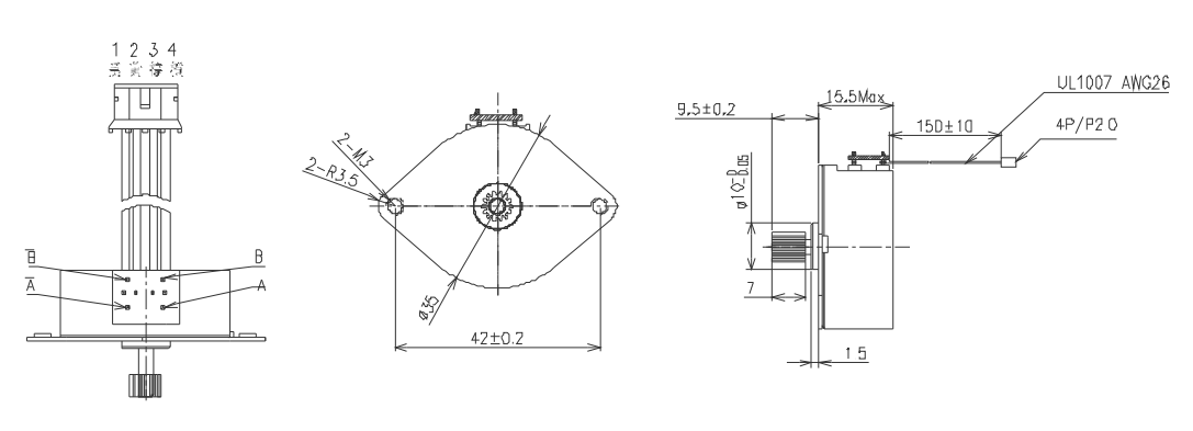 OT-SM35P-525步进机电|微型打印机机电|照片打印机机电|医疗装备机电-万至达机电