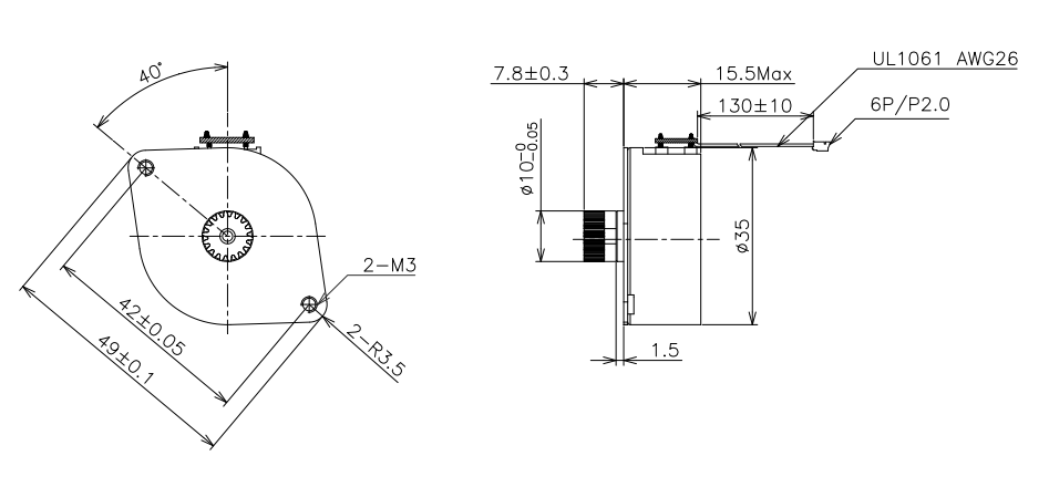 OT-SM35P-291步进机电|步进机电参数|步进机电厂家|微型打印机机电-万至达机电