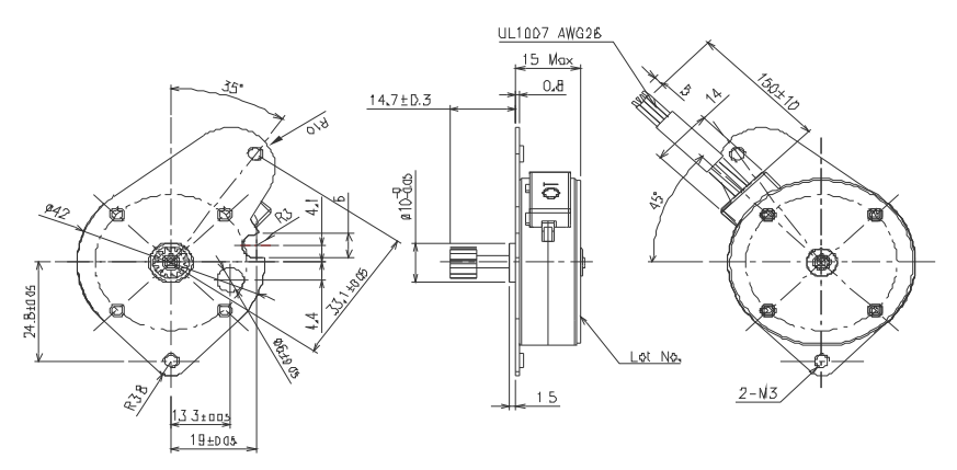 OT-SM42P-456步进机电|微型打印机机电|相片打印机机电|医疗装备机电-万至达机电