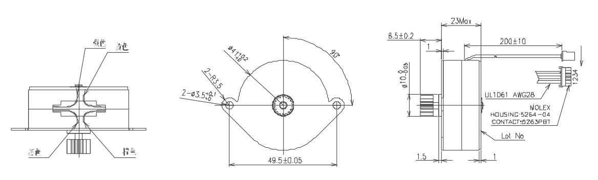 OT-SM42P-424步进机电|步进机电参数|微型打印机机电|医疗装备机电-万至达机电