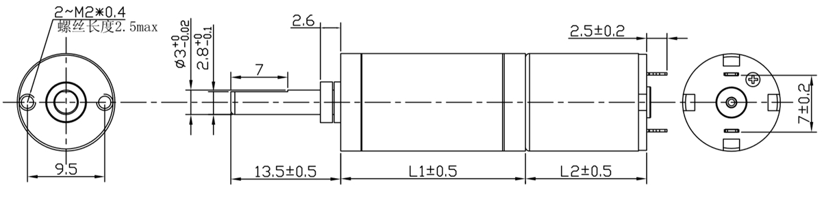 OT-12GP微型加速机电|行星齿轮箱|小型加速马达|直流加速机电-万至达机电