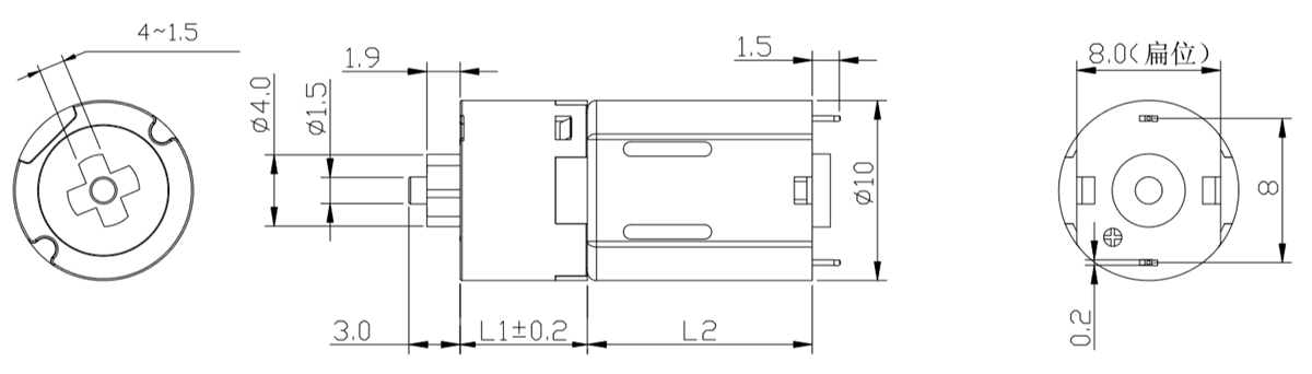 OT-10GP4Z摄像机加速机电|云台加速齿轮箱|行星加速机|小型加速机|行星齿轮箱-万至达机电