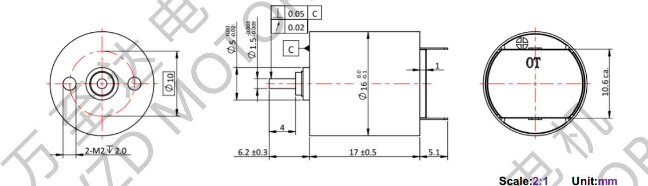 OT-CM1617空心杯机电-万至达机电