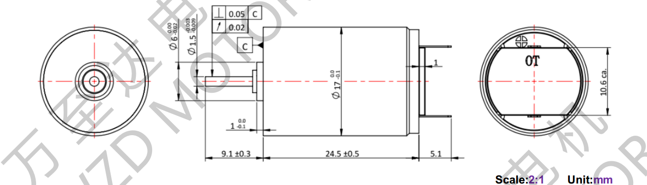 OT-CM1725空心杯机电-万至达机电