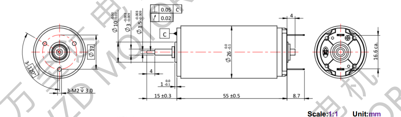 OT-CM2655空心杯机电-万至达机电