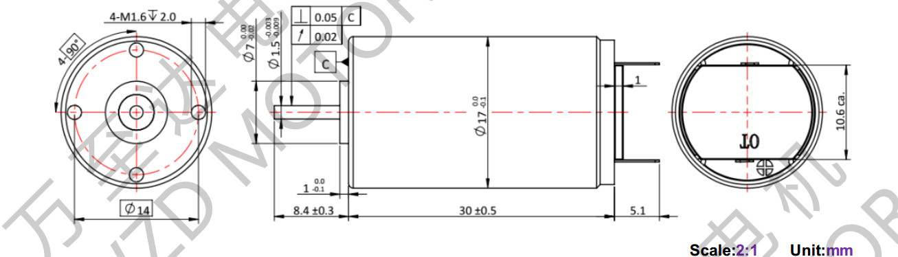 OT-CM1730空心杯机电-万至达机电
