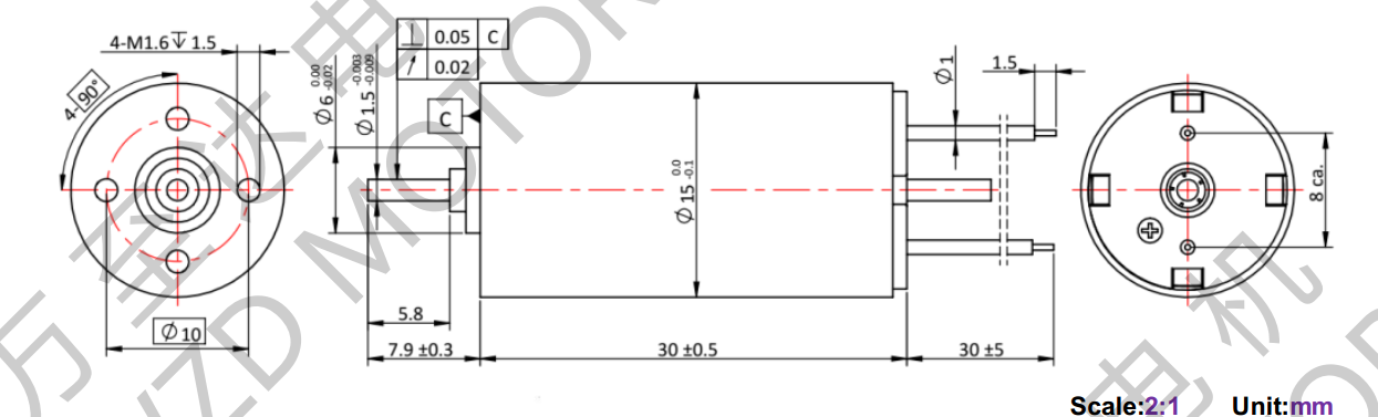 OT-CM1530空心杯机电-万至达机电