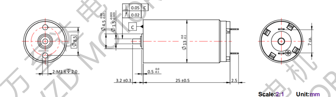 OT-CM1325空心杯机电-万至达机电