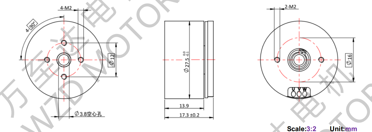 OT-EM2817BLDC无刷机电-万至达机电