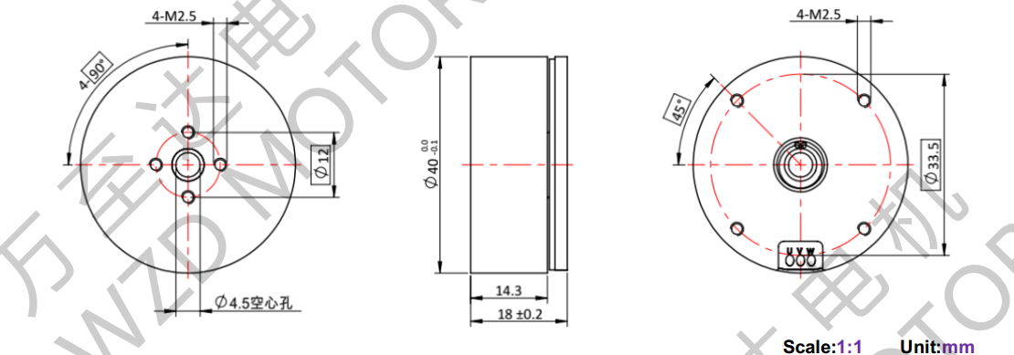 OT-EM4018BLDC无刷机电-万至达机电