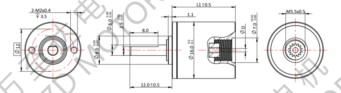 OT-16GP行星齿轮箱-齿轮箱-万至达机电
