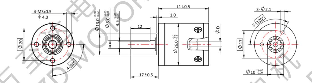 OT-26GP行星齿轮箱-齿轮箱-万至达机电