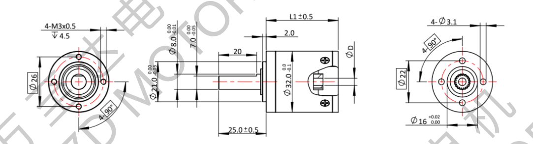 OT-32GP行星齿轮箱-齿轮箱-万至达机电