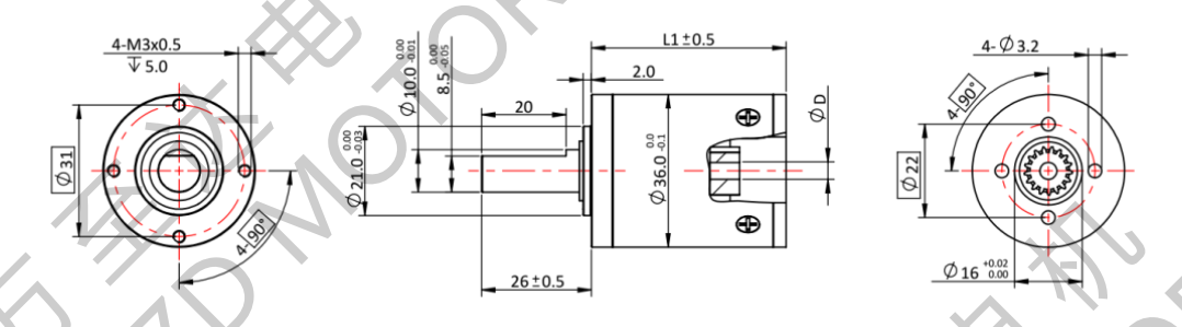 OT-36GP行星齿轮箱-齿轮箱-万至达机电