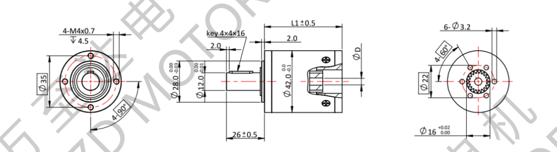 OT-42GP行星齿轮箱-齿轮箱-万至达机电