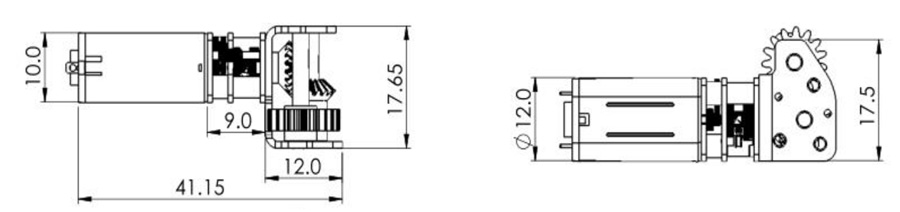 万至达机电形状图 