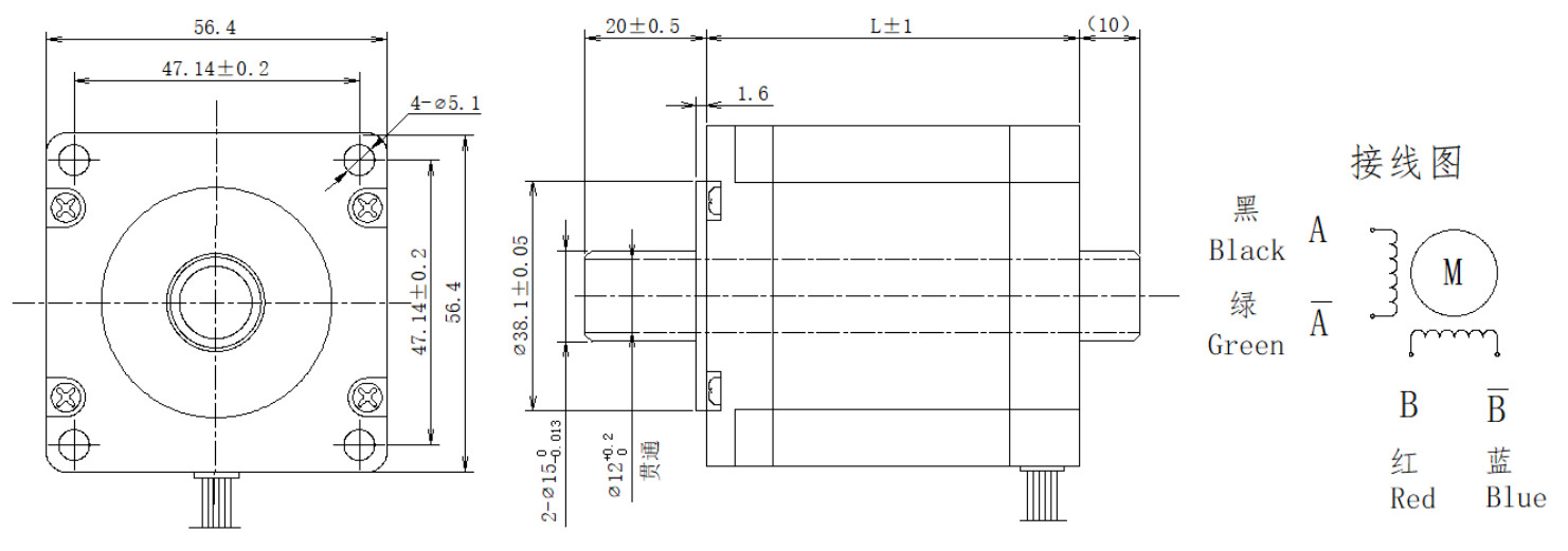 57系列空心轴机电布局